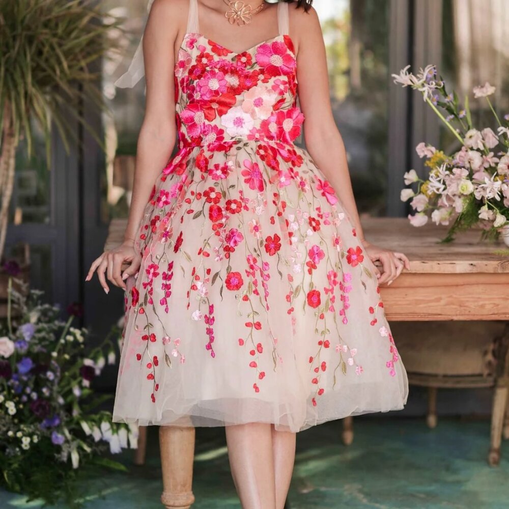 NWT Jessakae Fairy Collection Blossom Dress in Pink, Size XS